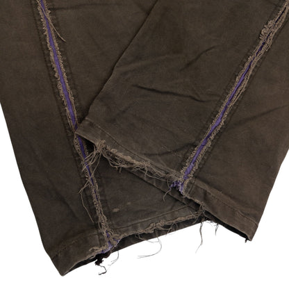 Vintage 2000s PPFM Exposed Seam Cargo Trousers Size W32 | W32, Brown