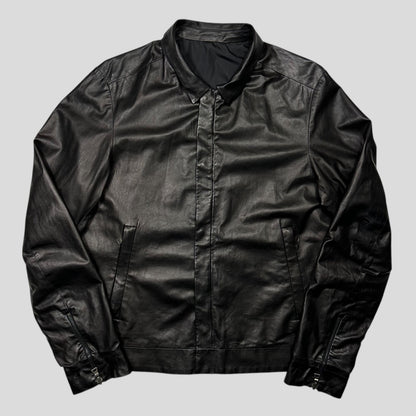 Prada Sport 2007 Glove Leather + Nylon Reversible Work Jacket - IT54 (L)