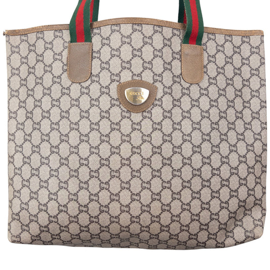 Vintage 80s Gucci Plus Monogram Shoulder Bag