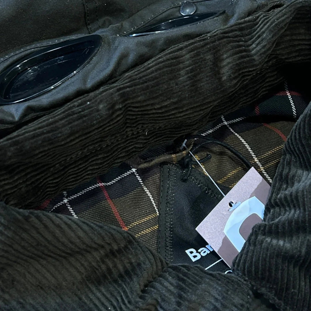 AW 2021 C.P. Company x Barbour 500 Mille Wax Goggle Jacket XL BNWT