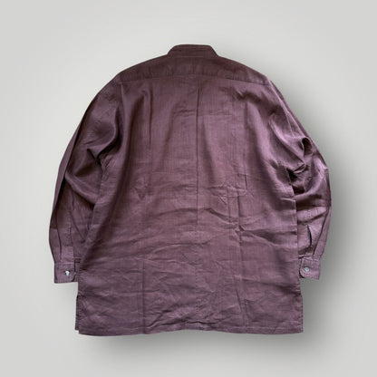 Issey Miyake Hamilton 90's Linen Shirt L | Default Title, Burgundy
