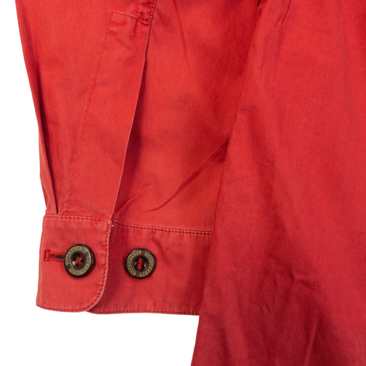 Vintage 90s Burberry Zip Up Jacket Size L | Large, Red