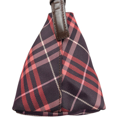 Vintage 2000s Burberry Blue Label Nova Check Shoulder Bag | O/S, Blue