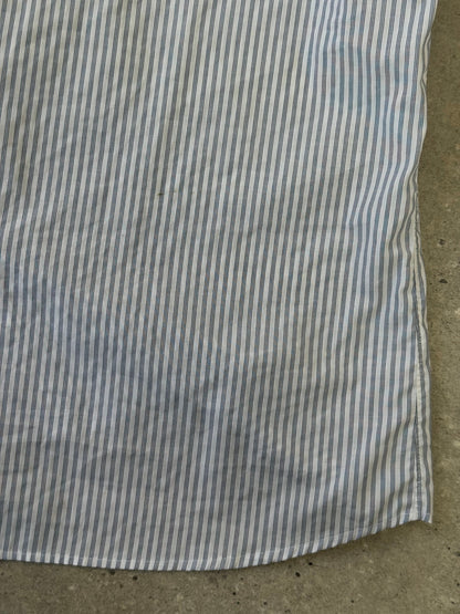 Christian Dior Chemises 1990s Cotton Striped Logo Shirt - S
