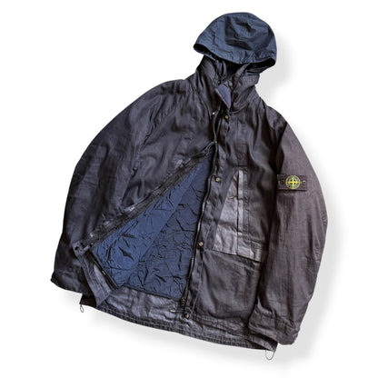 AW2004 Stone Island Lino Flax Dutch Rope Jacket (XL) | XL, Blue