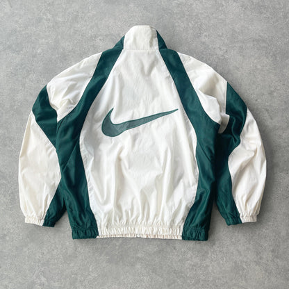 Nike Air RARE 1990s lightweight embroidered swoosh shell jacket (L)