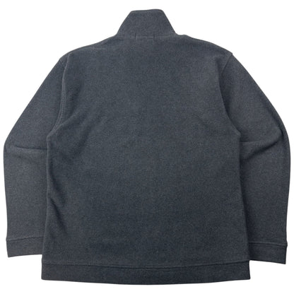 Vintage 2000s YSL Yves Saint Laurent Q Zip Fleece Sweatshirt Size M | Medium, Grey