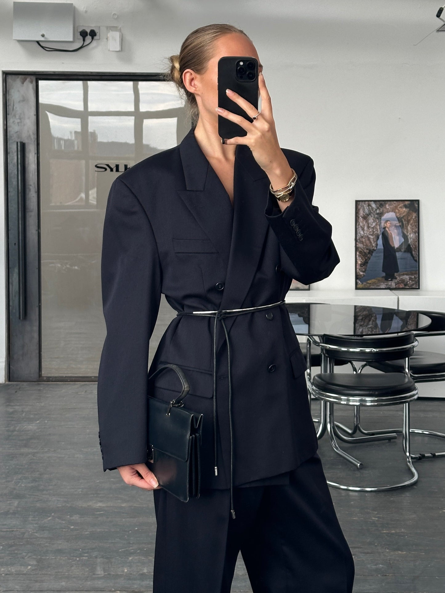 Pierre Cardin 1990s Pure Wool Double Breasted Suit - 44R/W32