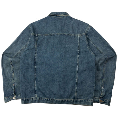 Vintage 2000s Burberry Button Up Denim Jacket Size L | Large, Multicoloured