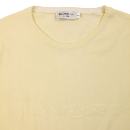 Vintage 90s YSL Yves Saint Laurent Lightweight Jumper Size XL | XL, Yellow