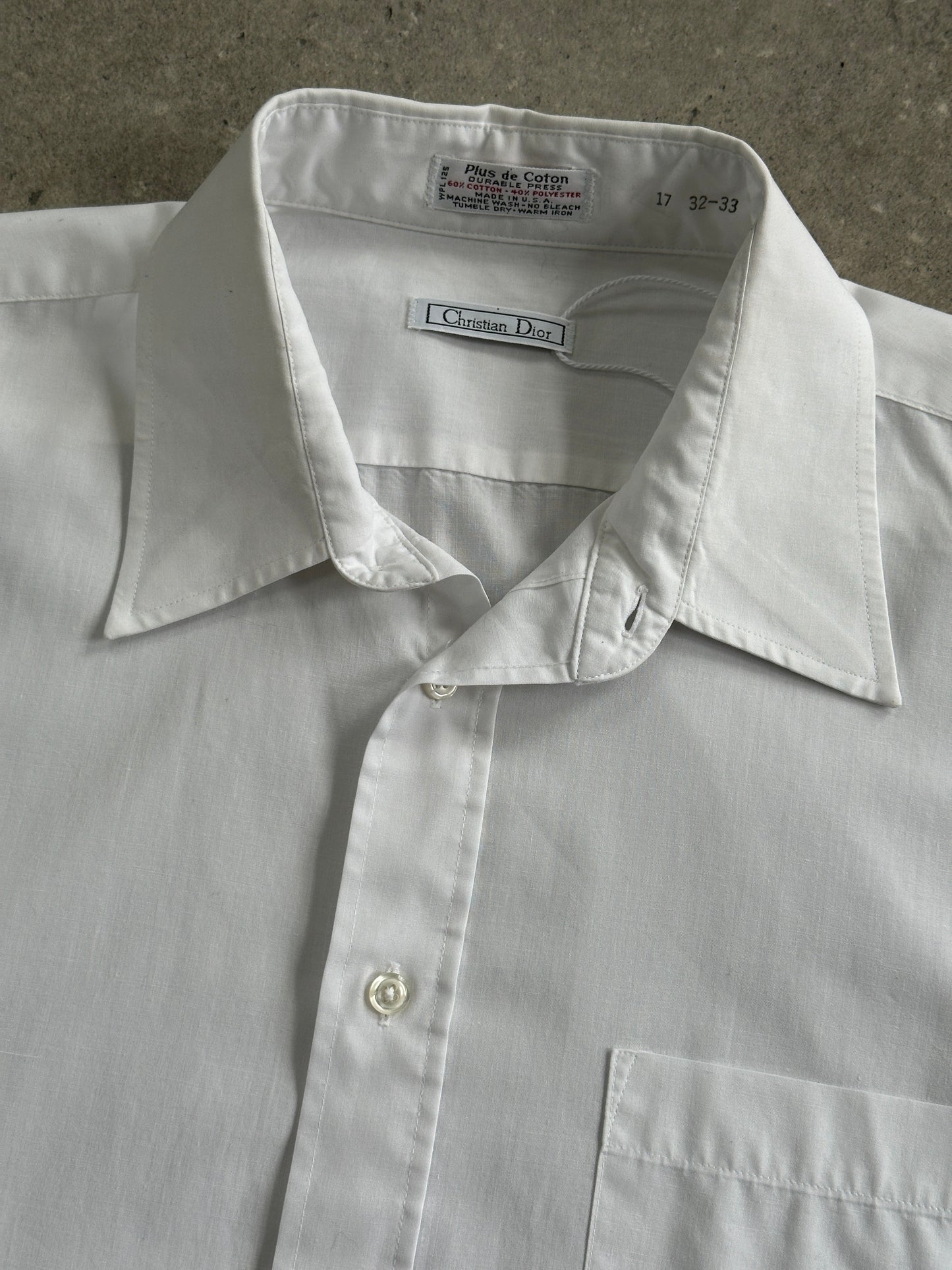Christian Dior 1980s Cotton Shirt - M/L