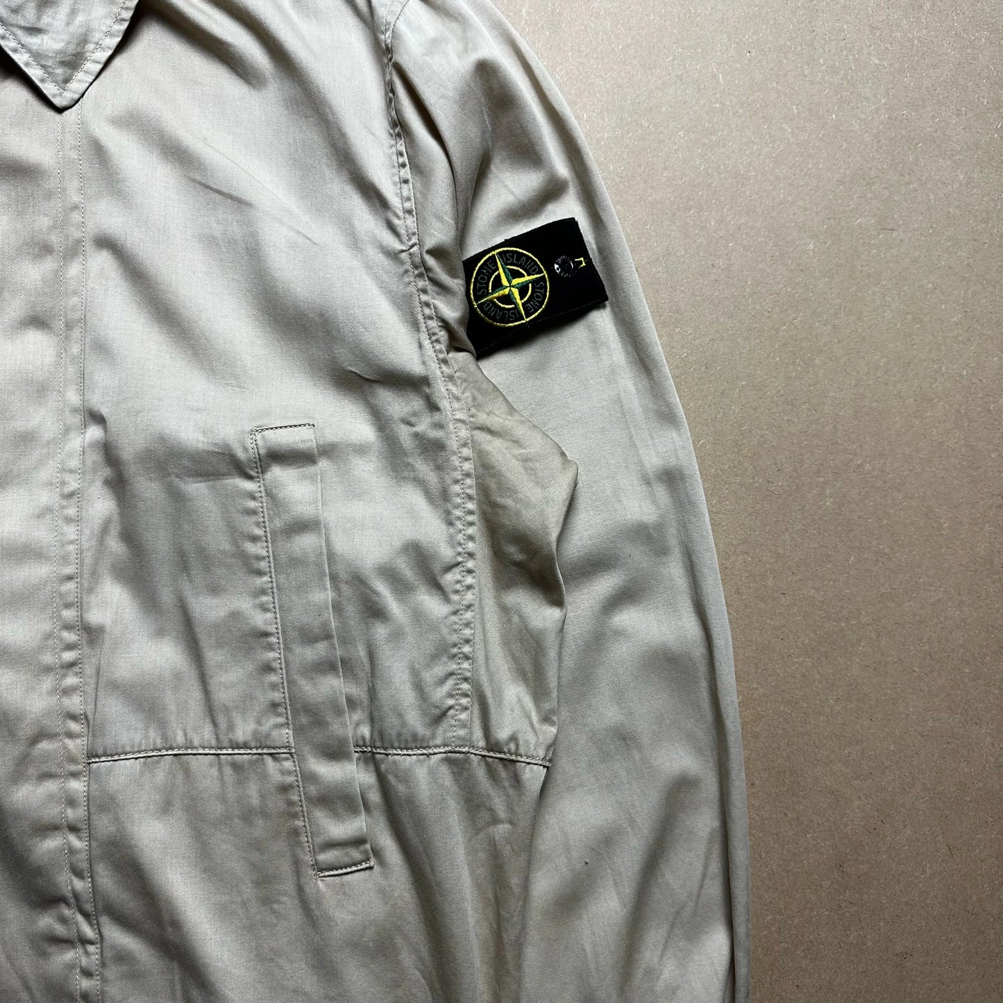 S/S 2007 Beige Raso Gommato Coach Jacket