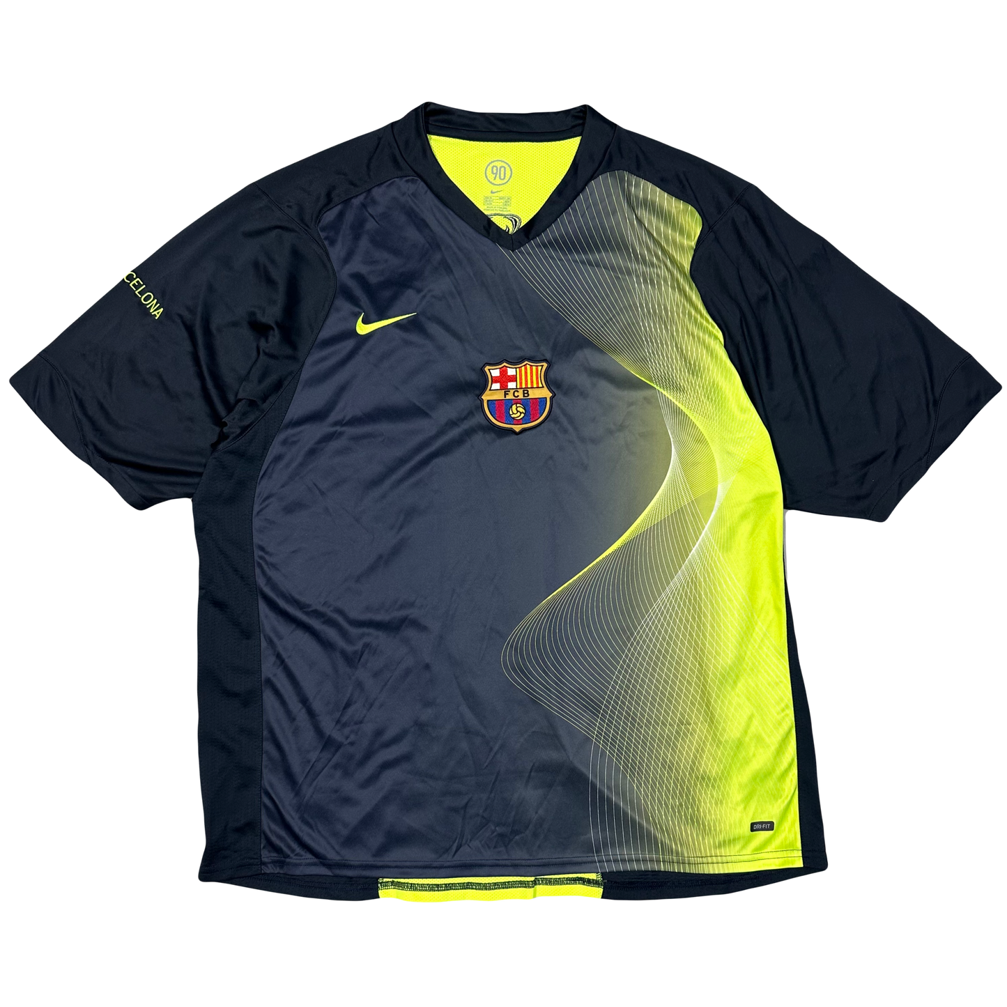 Nike Barcelona 2005/06 Training Shirt In Navy ( XL )