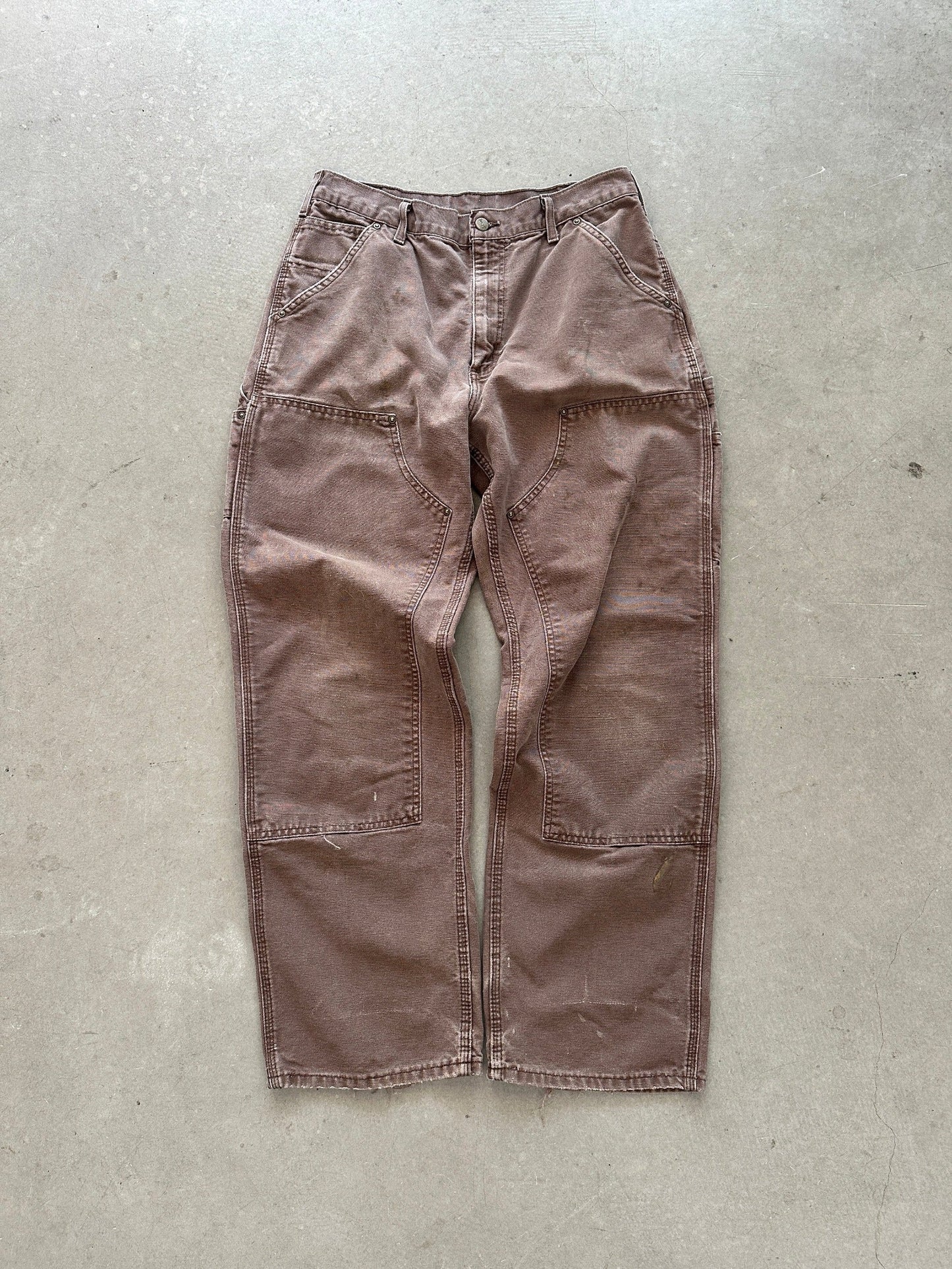 Carhartt Double Knee Pants - 32 x 32 | W32, Red