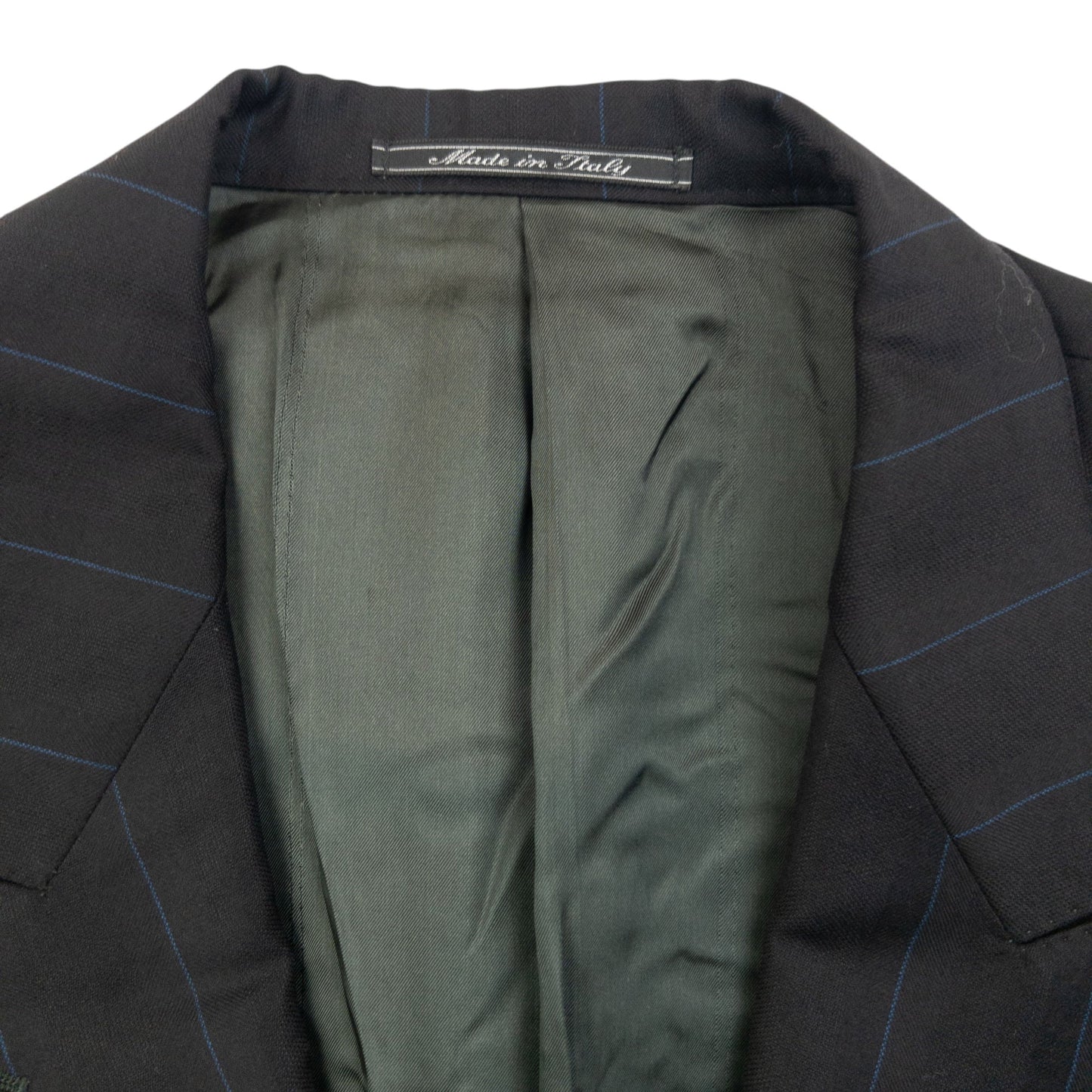 Vintage 90s Gianni Versace Couture Striped Blazer Jacket Size XL | XL, Black