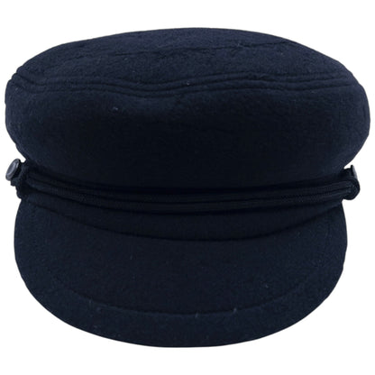 Vintage Burberry Wool Newsboy Hat Size M | O/S, Black