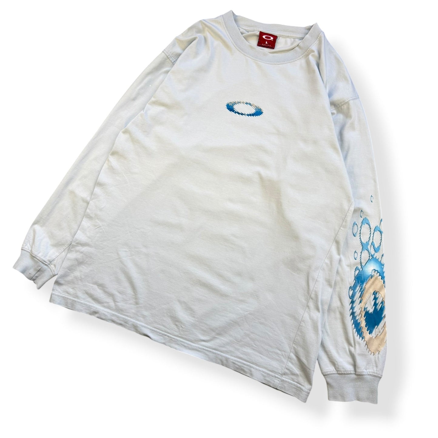 2000's Oakley 'Static O' Long Sleeve T-Shirt (L) | Default Title, Multicoloured