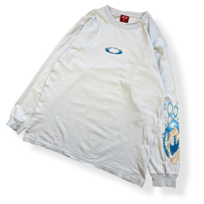2000's Oakley 'Static O' Long Sleeve T-Shirt (L) | Default Title, Multicoloured