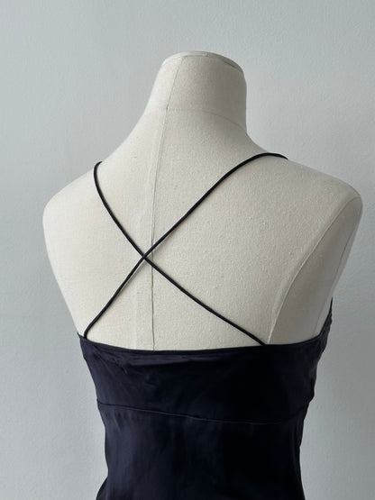 DKNY 2000s Silk Lace Cami Top - XS