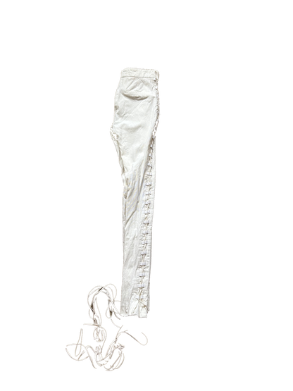 Gucci SS2010 Lace Up Trousers | O/S, White
