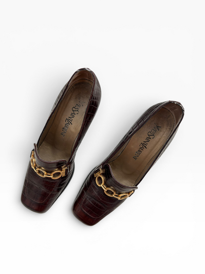 Yves Saint Laurent Heels | O/S, Gold