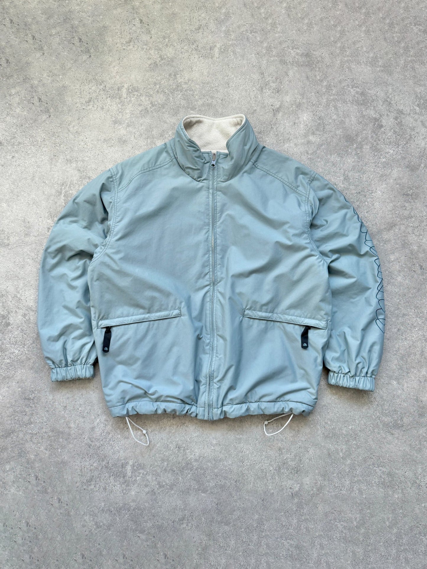 nike acg 2000s reversible storm clad fleece jacket (s) | Small, Multicoloured