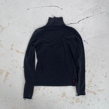 2000s prada sport turtleneck long sleeve | Gray, Gray