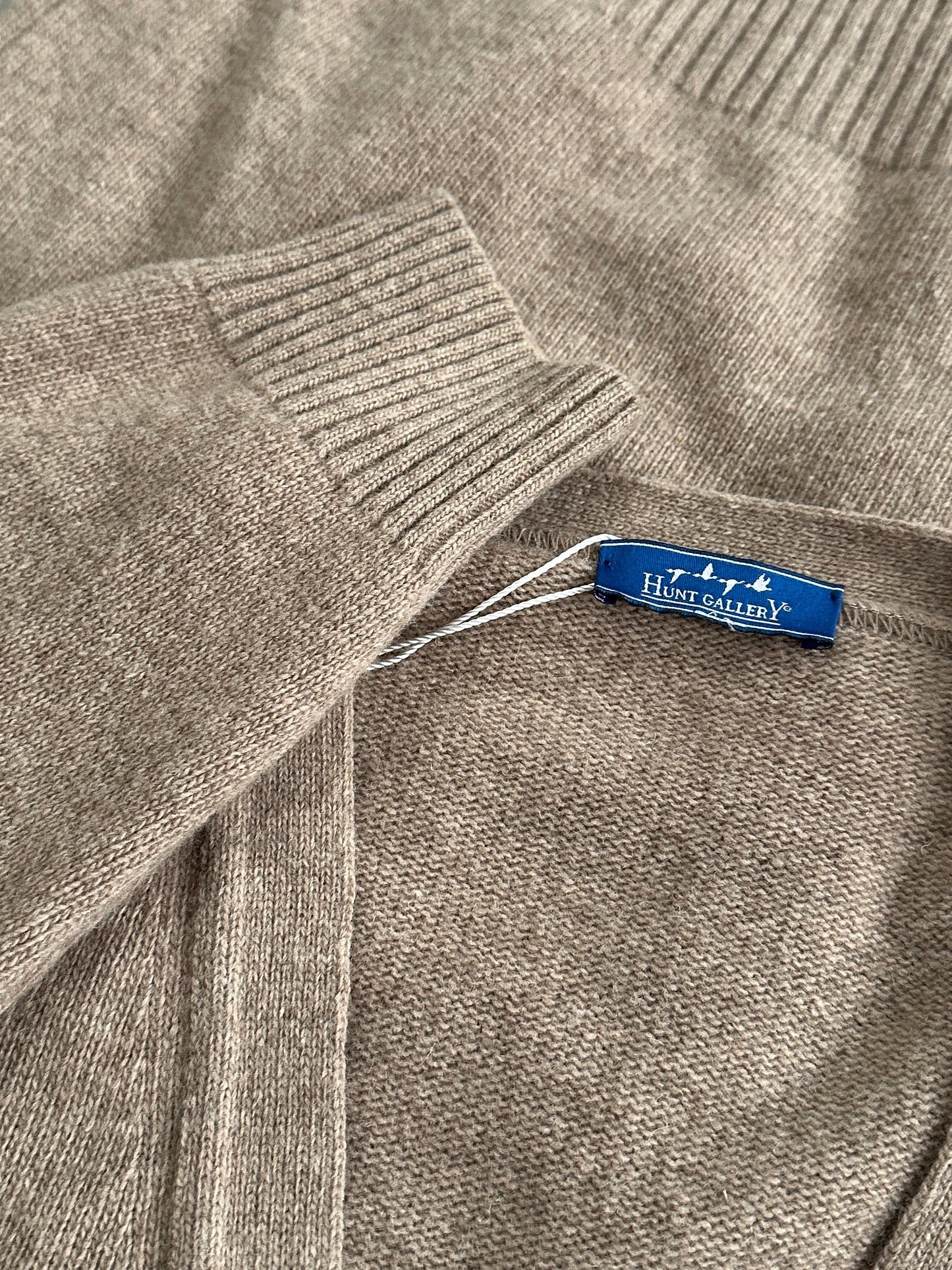 Italian Vintage 1990s Virgin Wool Knitted Cardigan - L