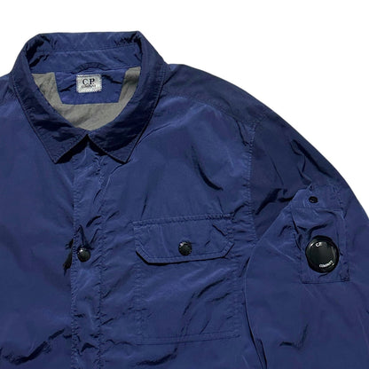 CP Company Chrome Nylon Zip Up Overshirt