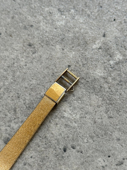 Accurist 1990s Gold Tone Octagonal Quartz Watch