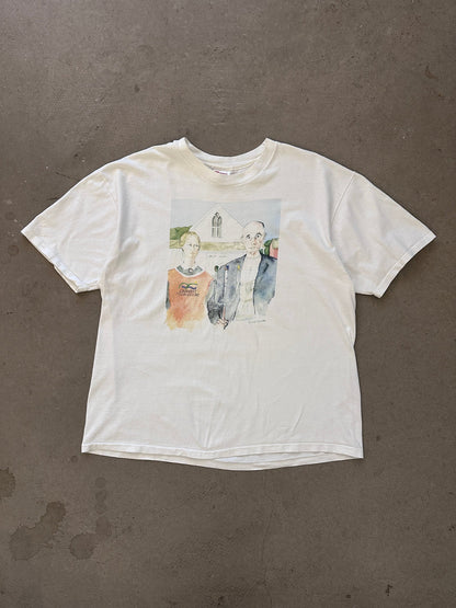 1990's American Gothic Davenport Museum of Art T-Shirt - XL | Default Title, Red