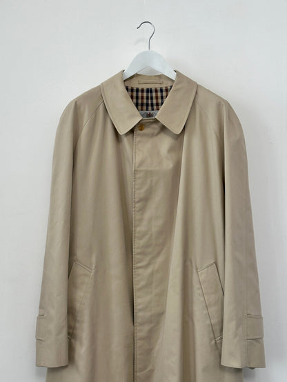 Aquascutum Cotton Concealed Placket Trench Coat - XXL