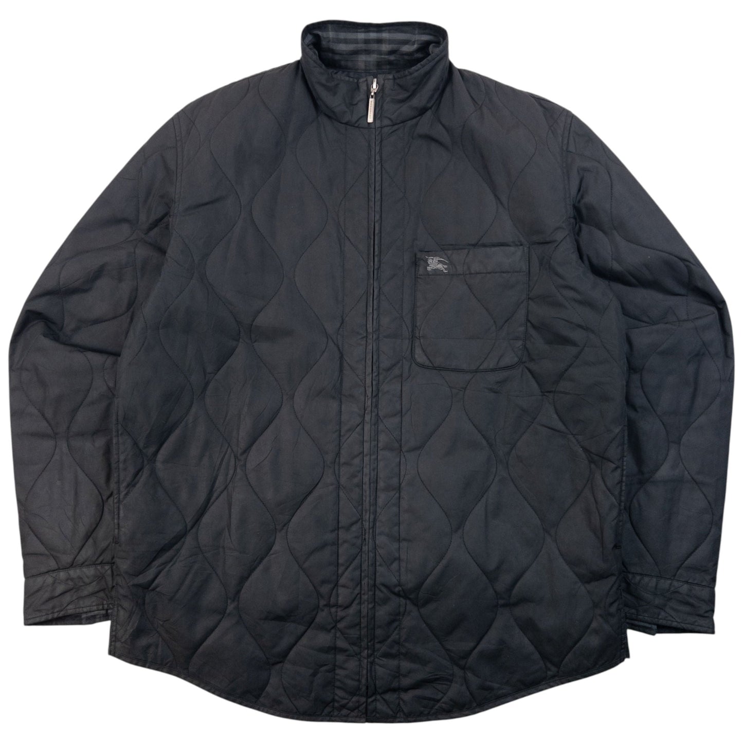 Vintage 2000s Burberry Blue Label Quilted Jacket Size M | Medium, Multicoloured