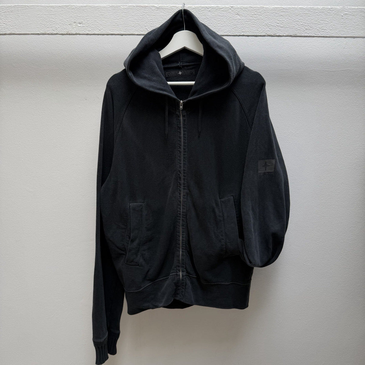 00’s Stone Island Denims Hoodie (L) | Large, Black