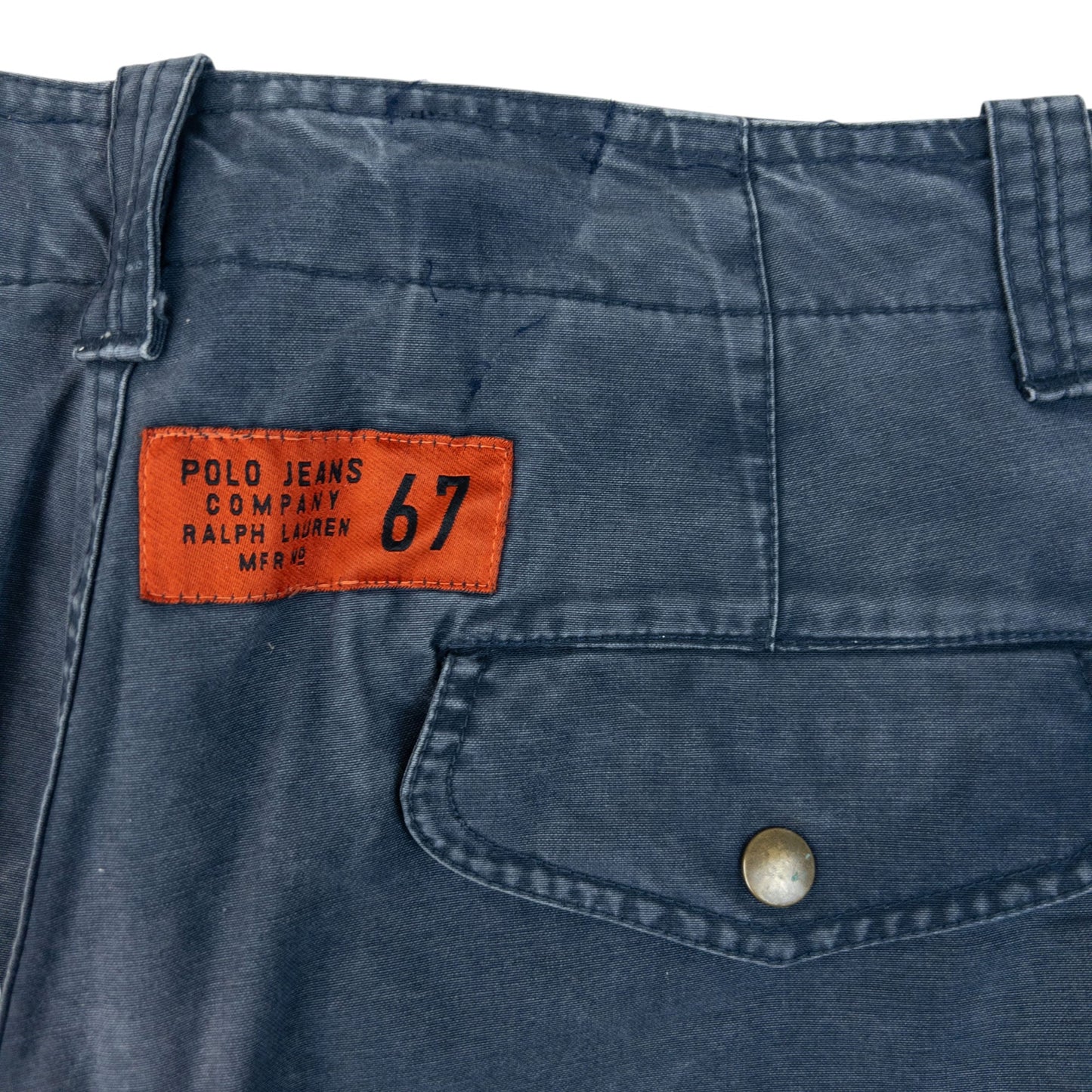 Vintage 2000s Ralph Lauren Polo Jeans Zip Cuff Trousers Size W31 | W31, Grey