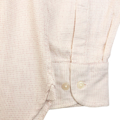 Vintage 2000s Yohji Yamamoto A.A.R Long Sleeve Button Up Shirt Size M | Medium, Pink