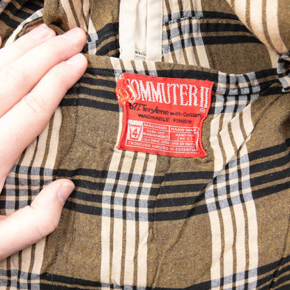 Vintage 80s Burberry Nova Check Lined Trench Jacket Size XL | XL, Beige