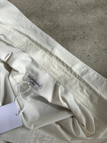 Yves Saint Laurent 90s Cotton Logo Shirt - XL