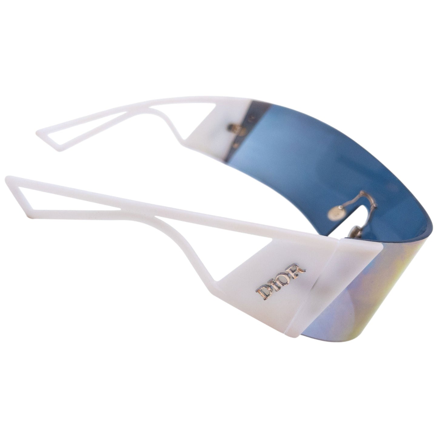 Vintage Dior KALEIDIORSCOPIC Shield Sunglasses | O/S, Iridescent