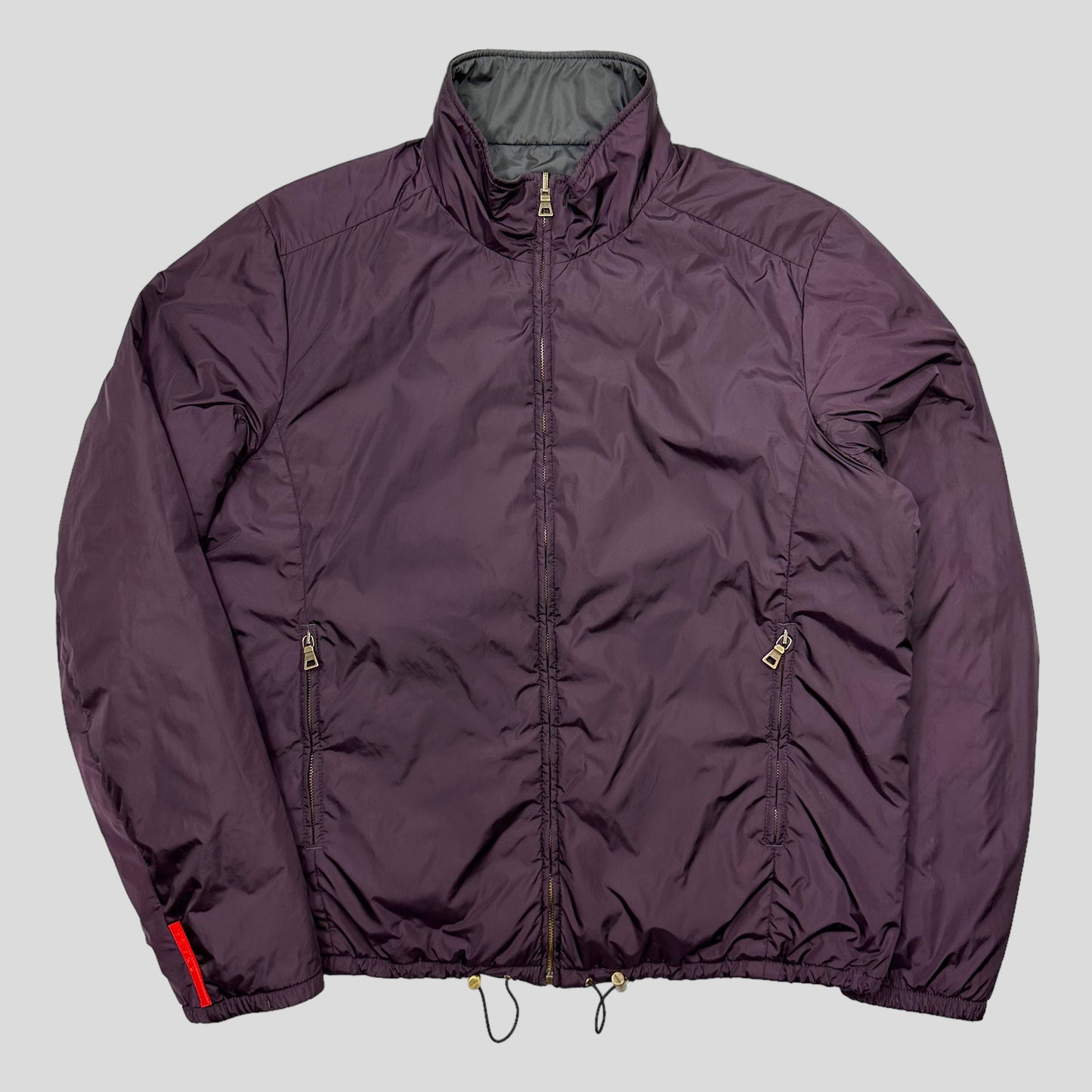 Prada Sport 2009 Reversible Nylon Shimmer Padded Jacket - IT54