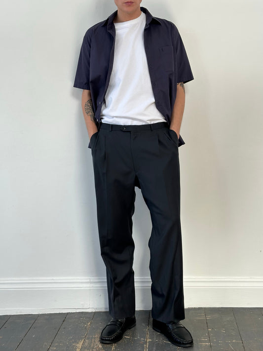 Yves Saint Laurent 1990s Pure Wool Tailored Trousers - W32