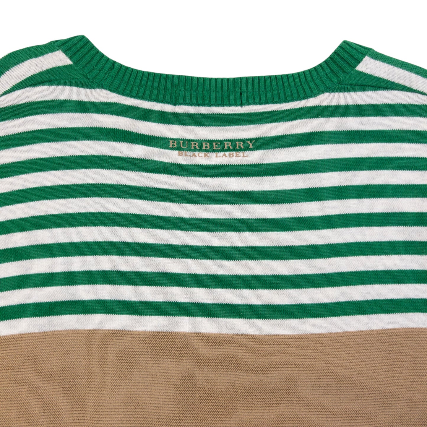 Vintage 2000s Burberry Black Label Striped Jumper Size S | Small, Multicoloured