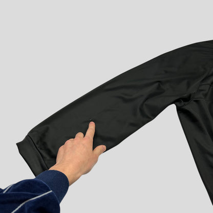Stone Island AW04 Denims Spellout Logo Black Track Jacket - L | Default Title, Multicoloured