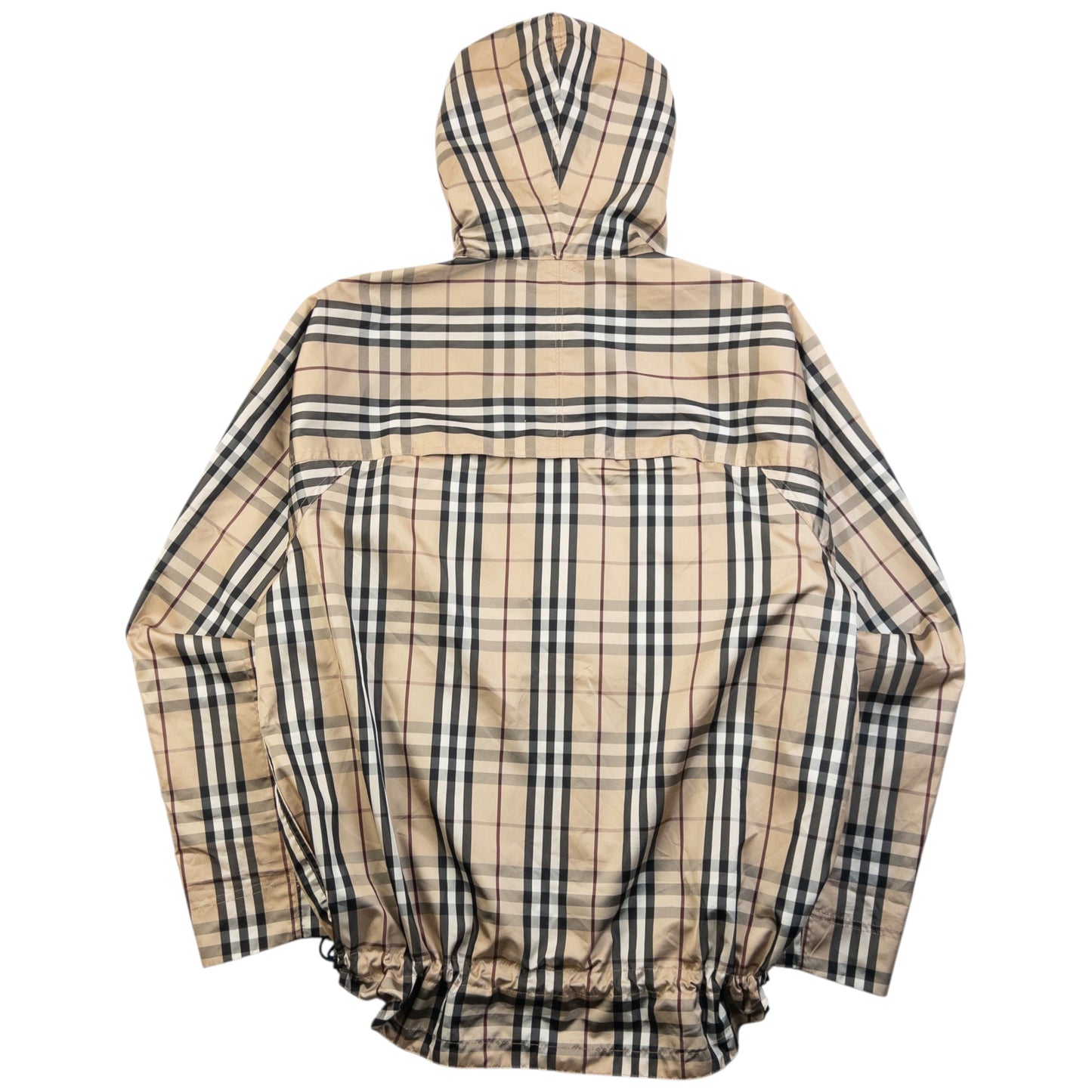 Vintage 2000s Burberry Nova Check Reversible Packable Jacket Size M | Medium, Beige, Navy