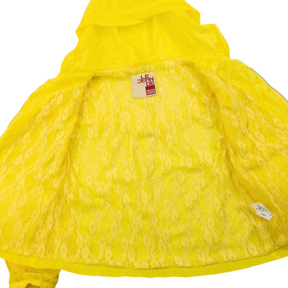 Vintage 2000s Marithe + Francois Girbaud Lace Lined Jacket Womens Size S | Small, Yellow
