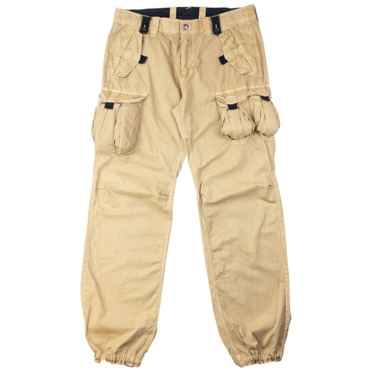 Vintage 2000s Armani Exchange Cargo Trousers Size W36 | W36, Beige