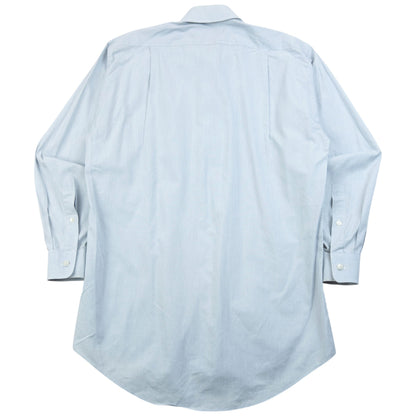 Vintage 90s Issey Miyake Long Sleeve Button Up Shirt Size S | Small, Blue