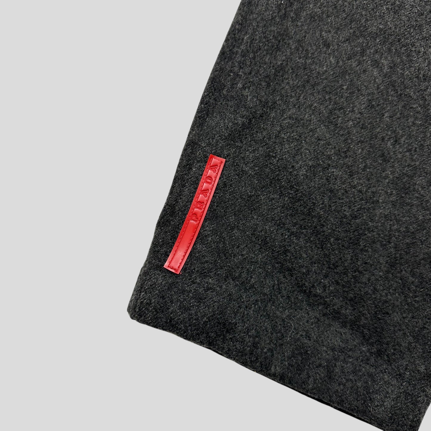 Prada Sport AW99 Heavy Wool Baggy Work Trousers - IT50 | Default Title, Grey
