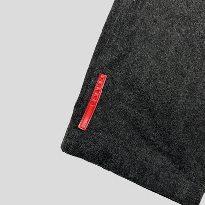 Prada Sport AW99 Heavy Wool Baggy Work Trousers - IT50 | Default Title, Grey