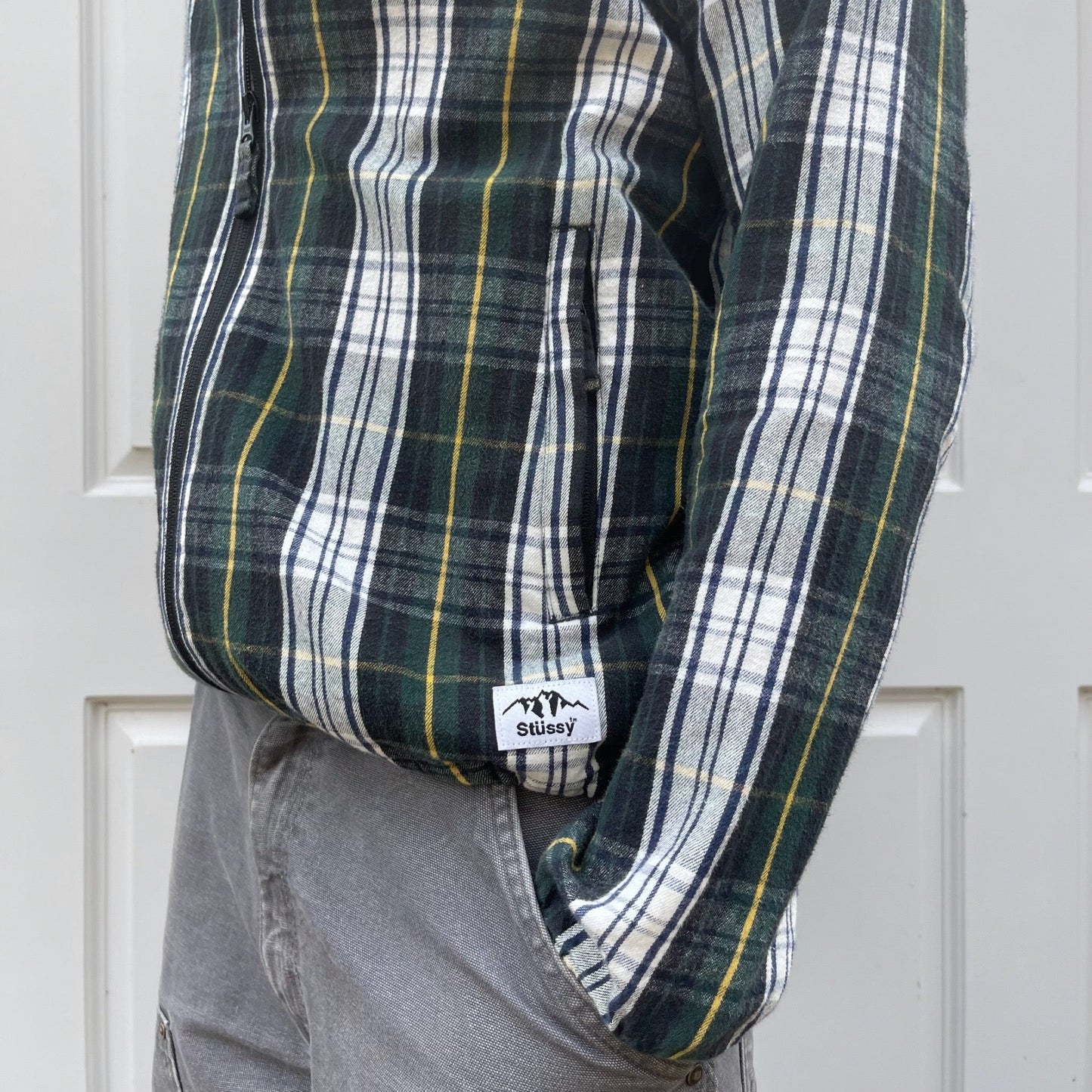2000's Stussy Plaid Cotton Jacket (M) | Default Title, Multicoloured